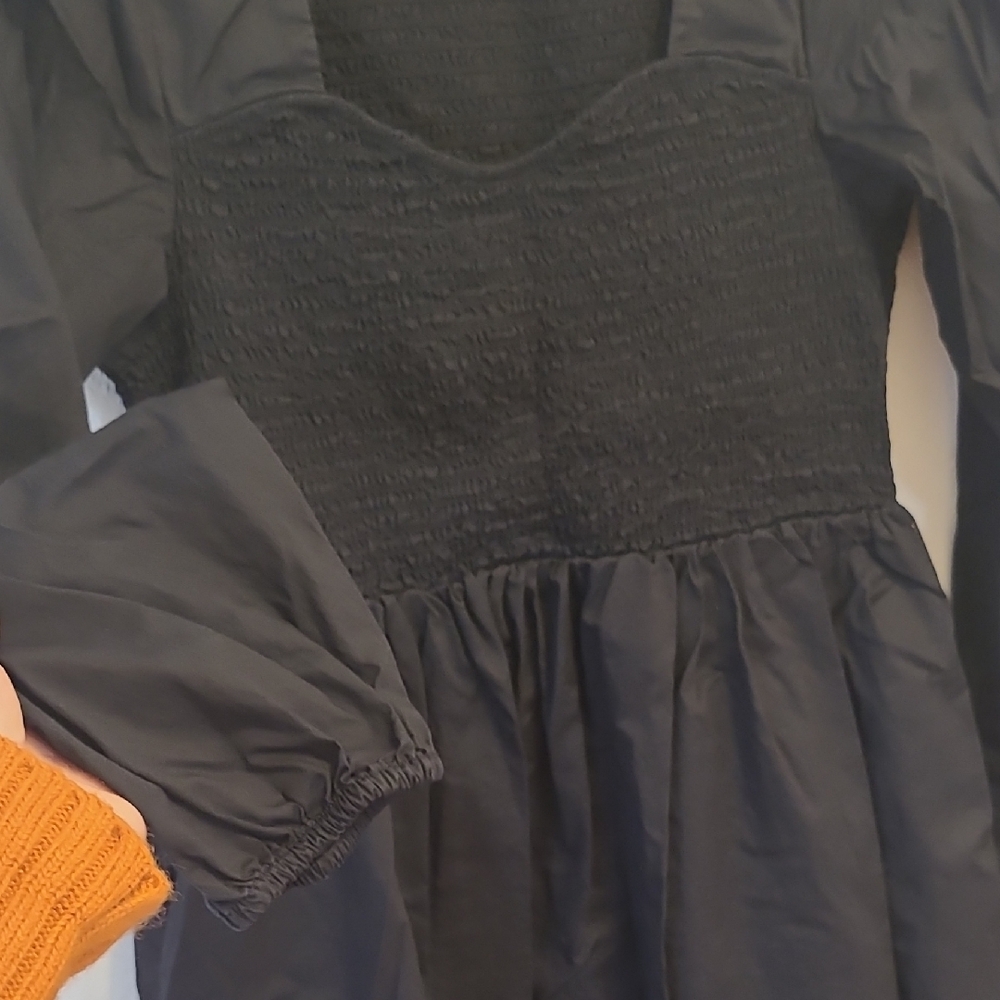 Old Navy Elegant Black Long Sleeve Dress - Picture 14 of 14